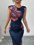 Floral Maxi Dress Sleeveless Bodycon Round Neck Long Party Dresses d1a5e448-1876-4808-99e2-b461e4e01344-Max-Origin Trendsi