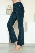 Judy Blue Straight Jeans US Button Fly Hem Destroy Denim Pants d1d1c92e-2809-405e-b386-1c8b98f0c490-Max Trendsi