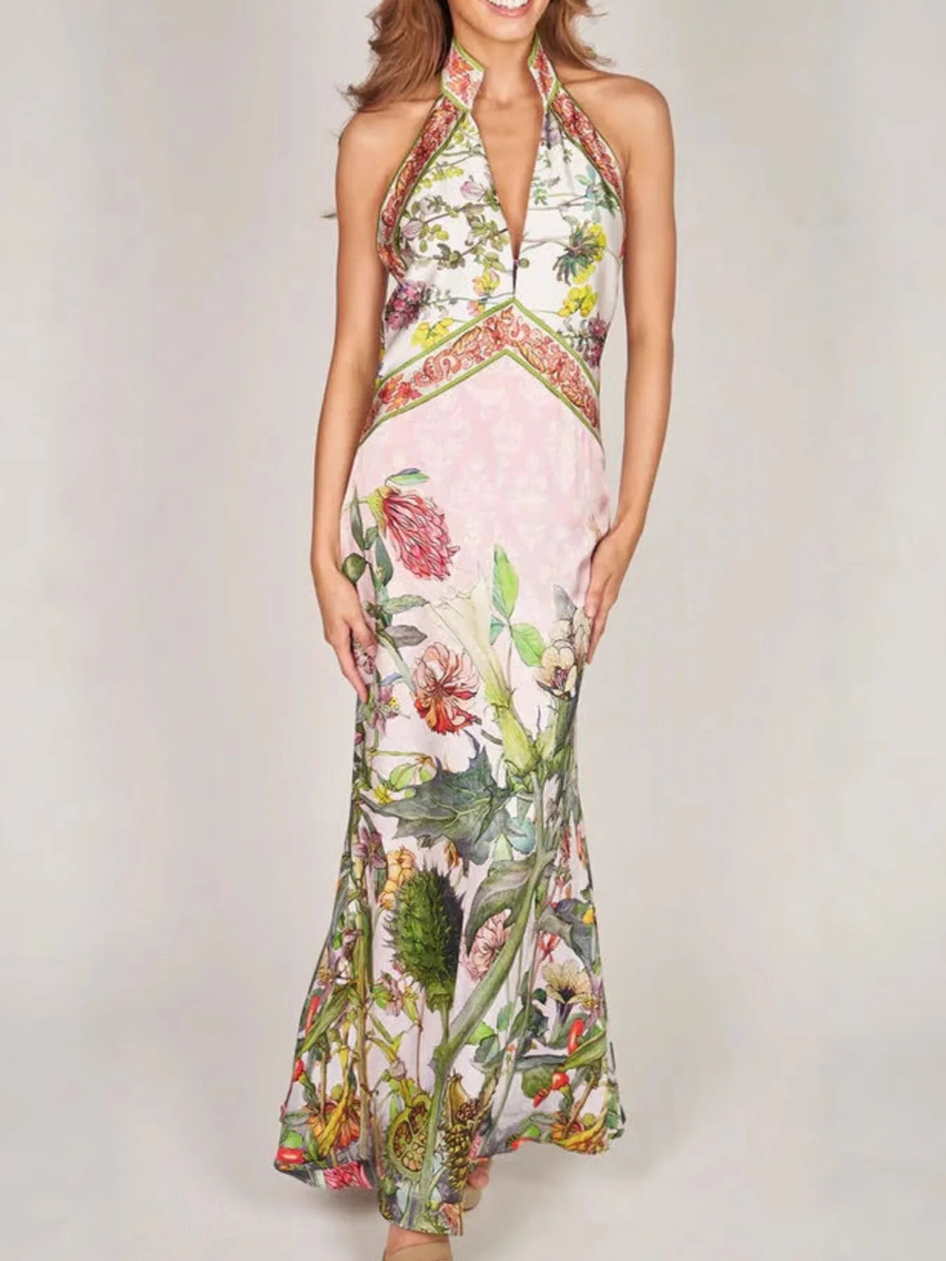 Maxi Dress Halter Neck Cutout Floral Colorful Printed Backless d21d13c9-f5ba-489f-936a-d69c469444e4-Max-Origin Trendsi