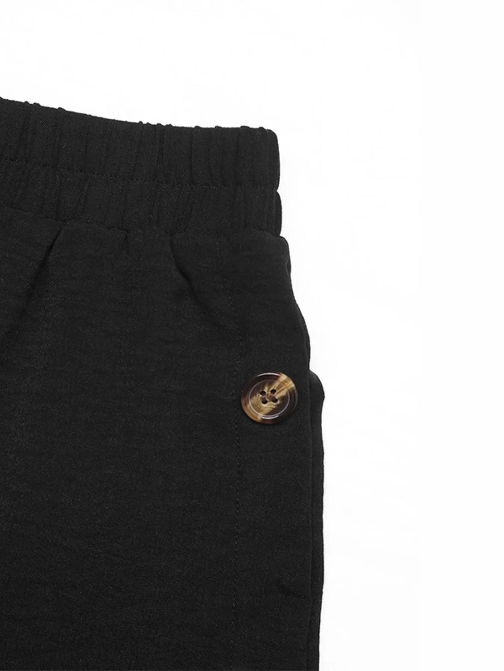 Black Maxi Skirt Side Buttoned High Waist Oversized with Pockets d2f8d54f895f4146aa813ee2e29d891b-Max-Origin Trendsi