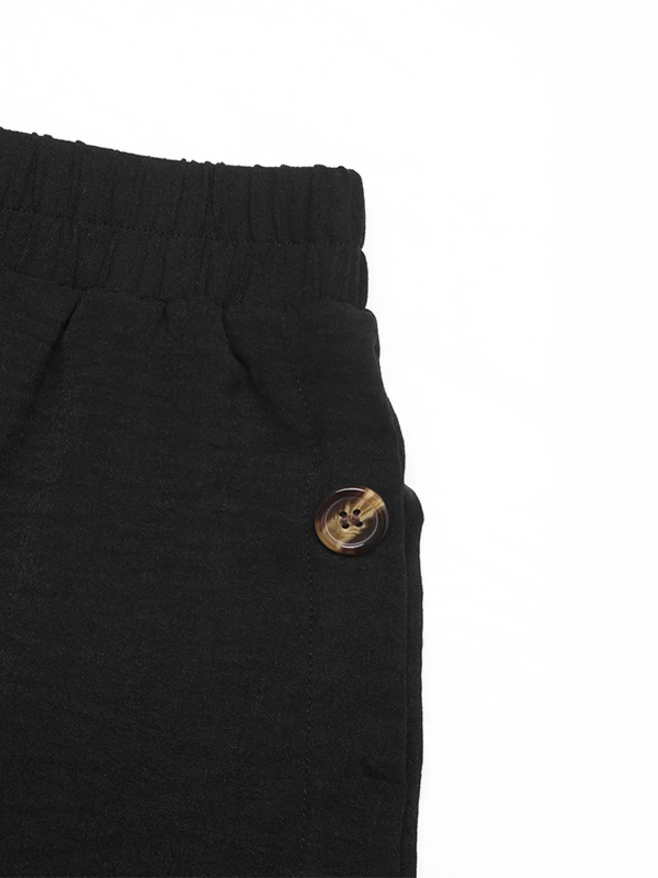 Black Maxi Skirt Side Buttoned High Waist Oversized with Pockets d2f8d54f895f4146aa813ee2e29d891b-Max-Origin Trendsi