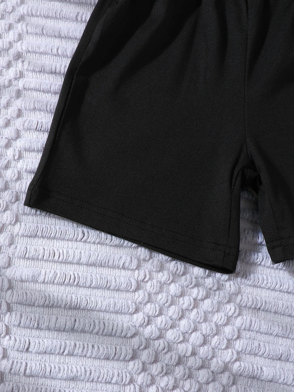 Boy's Baby Set Army Green Color Block Short Sleeve Top and Shorts Set d3143b99-d2b9-4d52-9917-004c088706ba-Max-Origin Trendsi