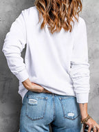 Merry Christmas Women's Sweatshirt White Graphic Long Sleeve Top d37688234a3b4e0d9e83c2c2261e61fd-Max-Origin Trendsi