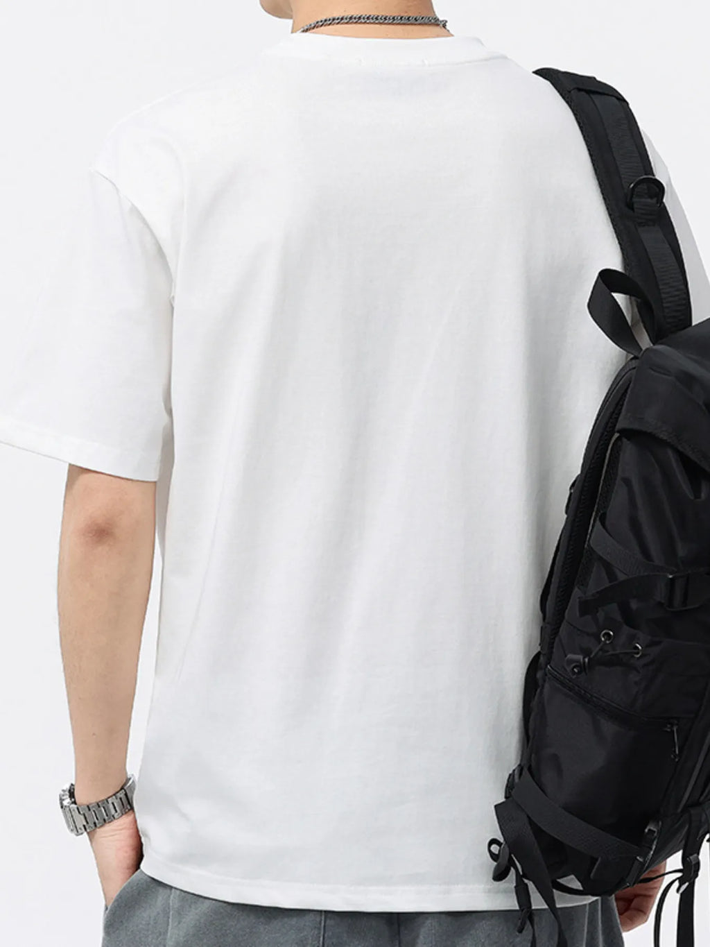 Men's Casual T-Shirt Round Neck Oversized Short Sleeve Top Plus Sizes d3c201ac983149c78443a2b8c41582a3-Max-Origin Trendsi