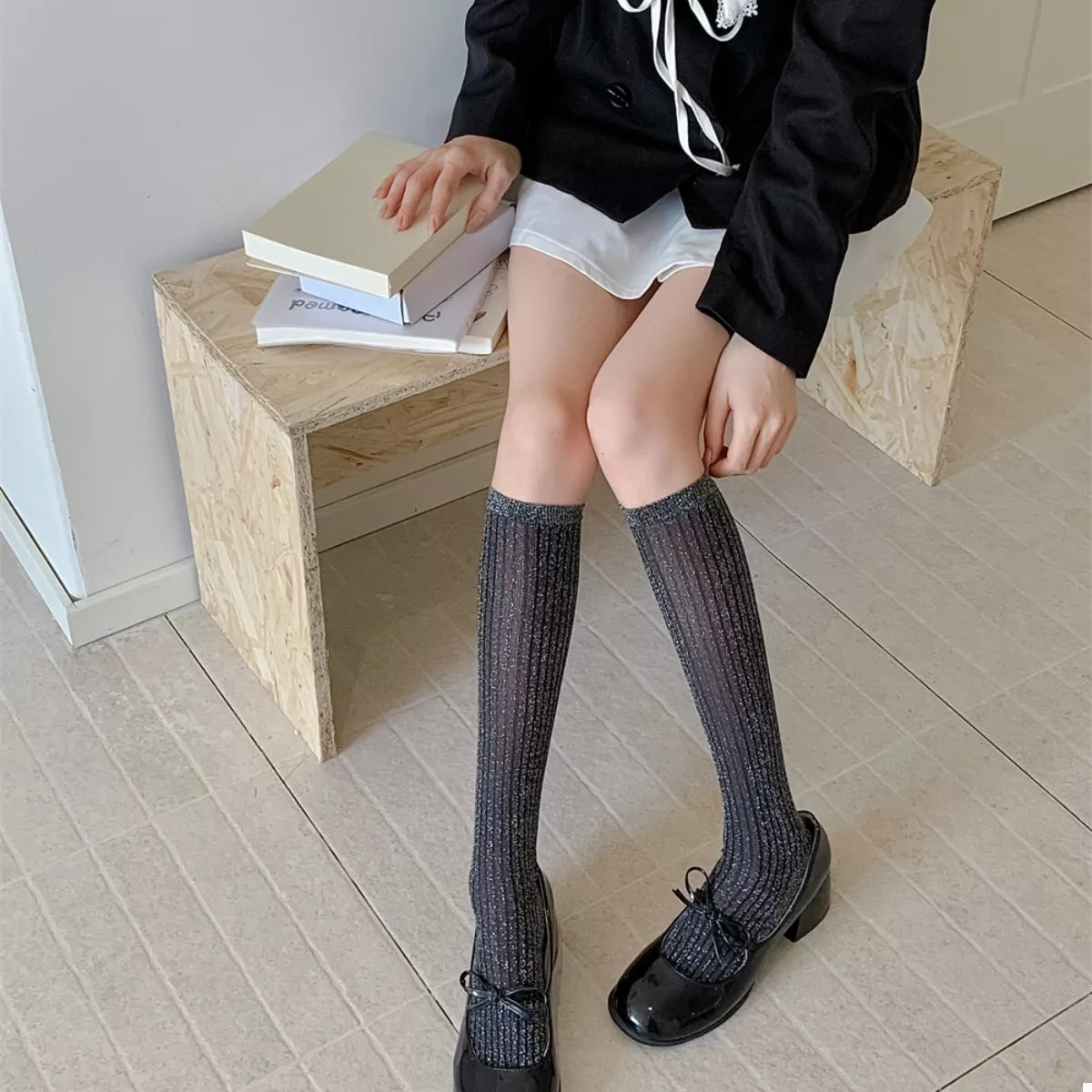 Knee-High Women's Socks Scrunch 1-pair d3f28bd0-3336-4c12-bf76-1ae349465c87-Max-Origin Trendsi