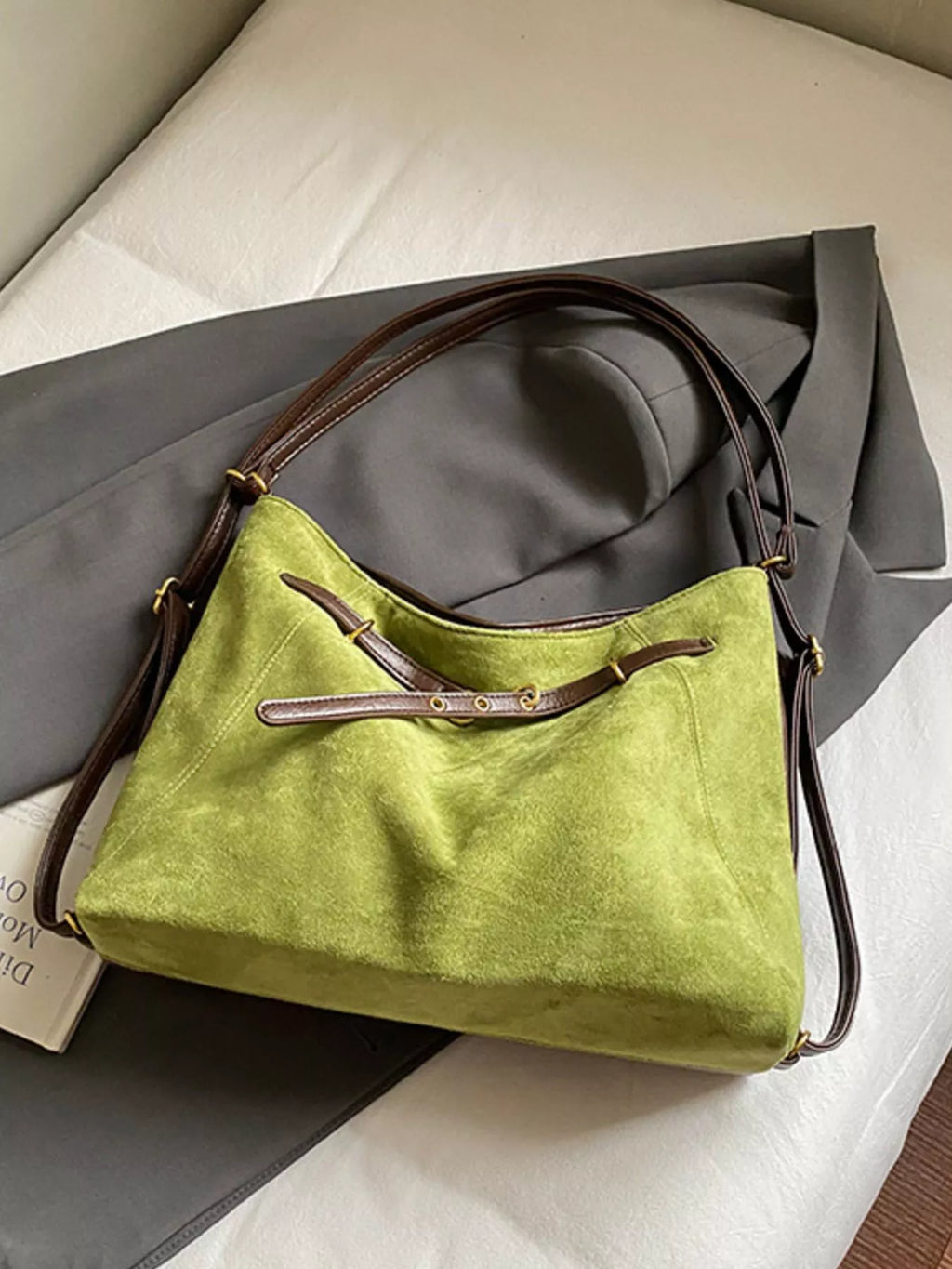 Womens Suede Tote Bag Large Handbag d4415b8d-eea6-47cd-b135-cb63b19bfe14-Max-Origin Trendsi