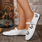Women's Loafers Mary Jane Butterfly Embellished Pu Leather Flat Shoes d441cf88050447498eee445681d0c752-Max-Origin Trendsi