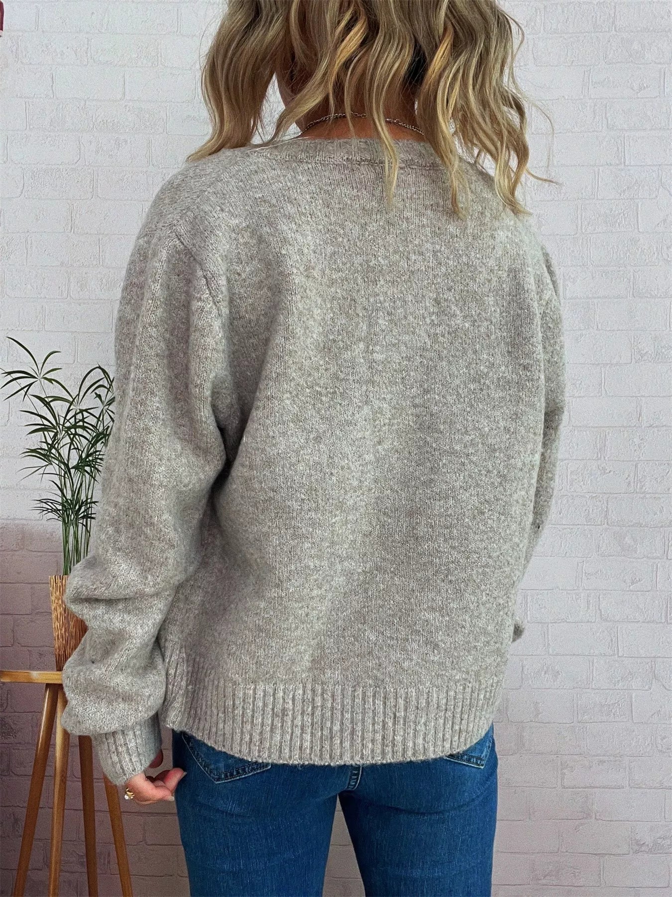 Women's Cardigan Strawberry Button Up Long Sleeve Soft Knit d4975357-ac82-4682-8eec-79f6ae4f0943-Max-Origin Trendsi