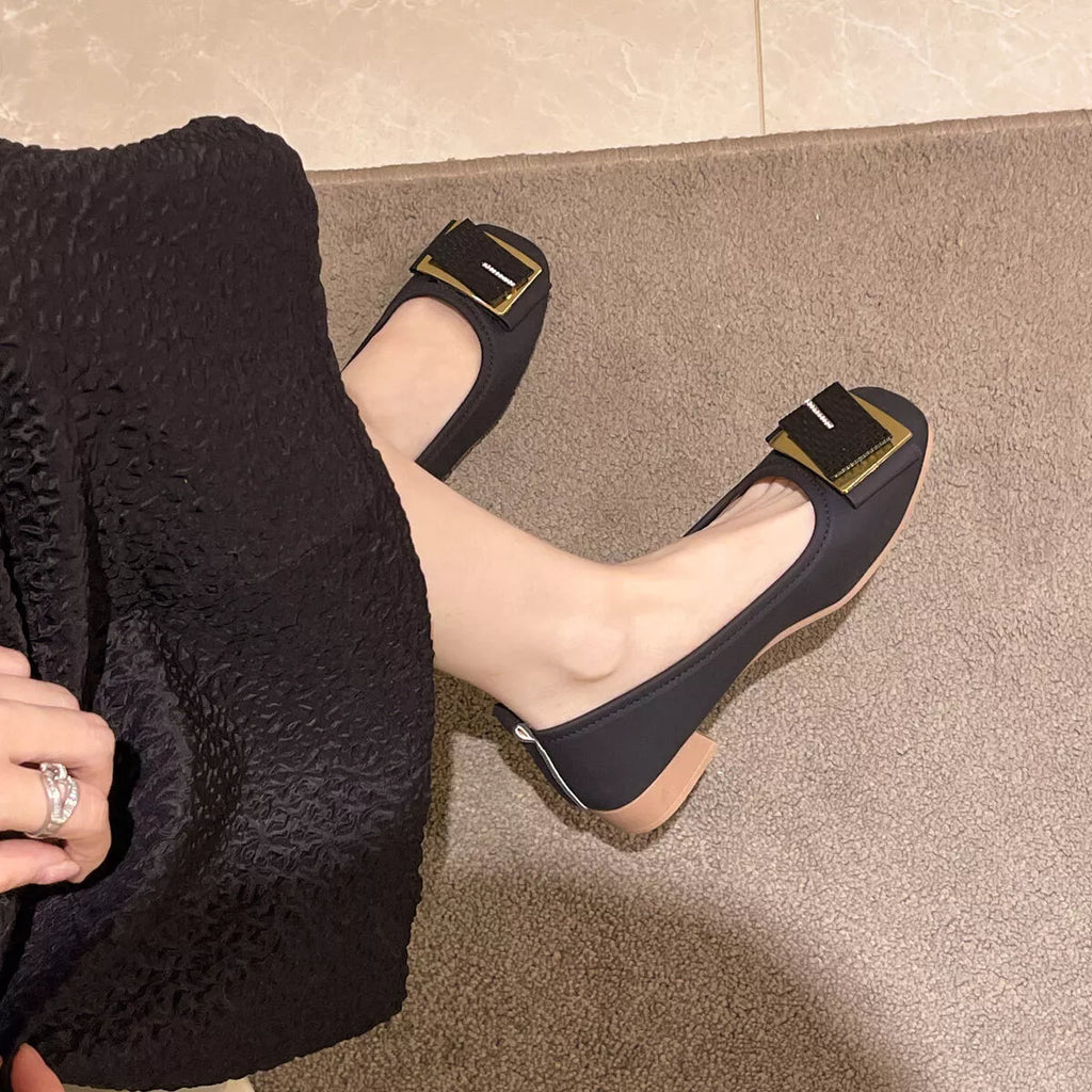 Women's Slip-Ons Round Toe Block Low Heels Shoes d5535421542d4914b9958ed488427bd5-Max-Origin Trendsi