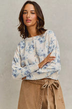 SO ME Vintage Floral Print Button Down Sweater Cardigan d5b40797ebc34e0f9d55165903e6c20d-Max-Origin Trendsi