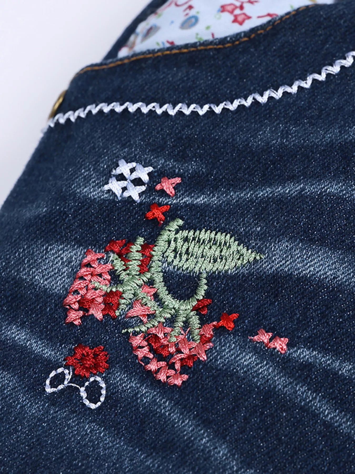 Girl's Outfit Set Long Sleeve Round Neck Top and Jeans for Children d610473097b547b1893f039403699acb-Max-Origin Trendsi