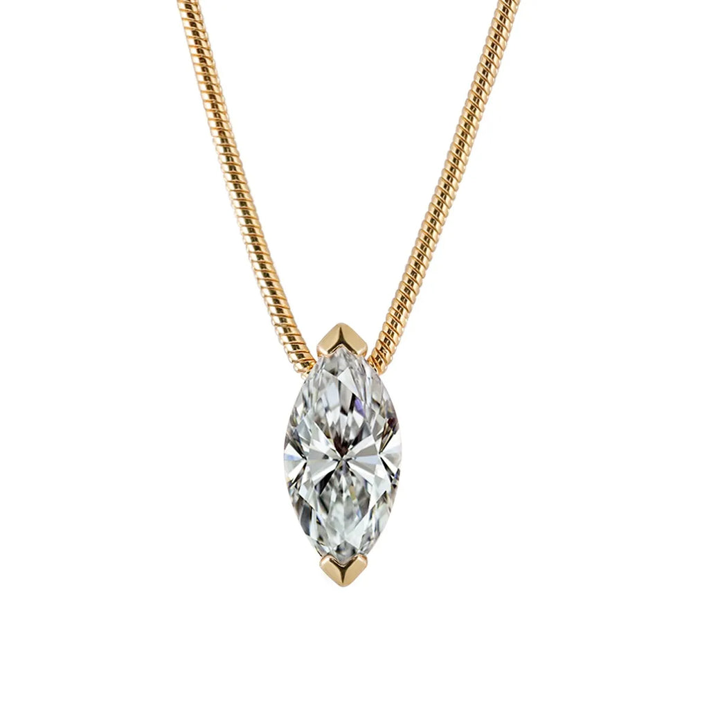18K Gold-Plated Necklace Mirroy 1 Carat Moissanite Oval Stone 925 Sterling Silver d626d099-6f46-4867-8128-2f5899f3fdfe-Max-Origin Trendsi