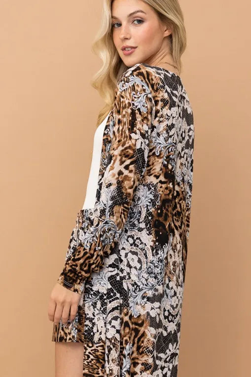 And The Why Outfit Set Leopard Animal Print Kimono and Shorts Set d63366db05544b728dc98c1a45281ab9-Max-Origin Trendsi