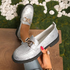 Women's Loafers Stylish Round Toe Block Heels for Comfort and Elegance Shoes d66658902083420c9e5eafe555d4c1da-Max-Origin Trendsi
