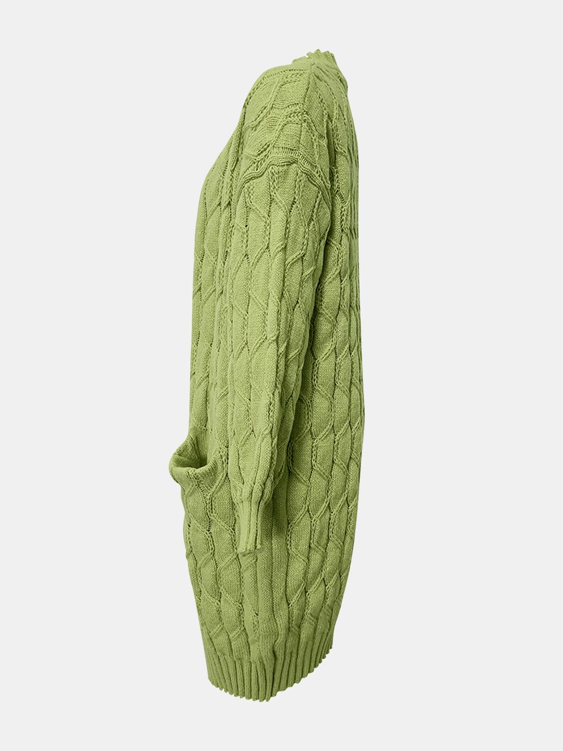 Cardigan Women Open Front Long Sleeve Soft Acrylic Pocketed Sweater d742669f-7dea-45dc-bbbc-0c1a6d694efe-Max Trendsi