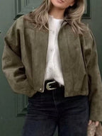 Womens Jacket Oversized Faux Suede Zip Up Long Sleeve Casual Outwear d7638cf8-d5e2-4d8f-b848-950ca36f124d-Max-Origin Trendsi