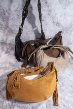 Fame Accessories Womens Hobo Bag Suede Half Moon Fringe Buckle Strap d8b93ccd43db4a0ab3bac45a60cb0cb3-Max-Origin Trendsi