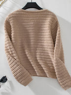 Cardigan Button Up Long Sleeve Knit Single Breasted Sweater d8d87f91-eb30-4f9c-9b34-eb2302713b2e-Max Trendsi