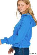 Zenana Fleece Hoodie Ocean Blue Pigment Dye Zip Up with Pockets d921186b3dbc4fe2b5e9b5d1bbf1d7b9-Max-Origin Trendsi