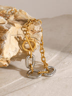 Women Chain Bracelet 18K Gold-Plated Gold Silver Stainless Steel Jewelry d9284d89-5c9f-405a-8d72-4c6f30f4a8aa-Max Trendsi
