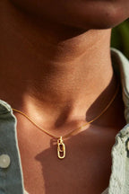 Chain Necklace Inland Zircon 18K gold-plated 925 Sterling Silver Jewelry d98a131e-4ff4-420f-9603-6d2830f026dc-Max Trendsi