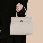 Top Handle Medium PU Leather Handbag