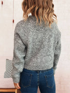 Women's Cardigan Button-Up Raglan Sleeve Casual Knit Top da6143314fb645d997685c8c2bcf2e3d-Max-Origin Trendsi
