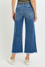 RISEN Women's Crop Jeans High Rise Wide Leg with Wide Band Detail db0cfb03bfb3432d9171d2559bec0b3e-Max-Origin Trendsi