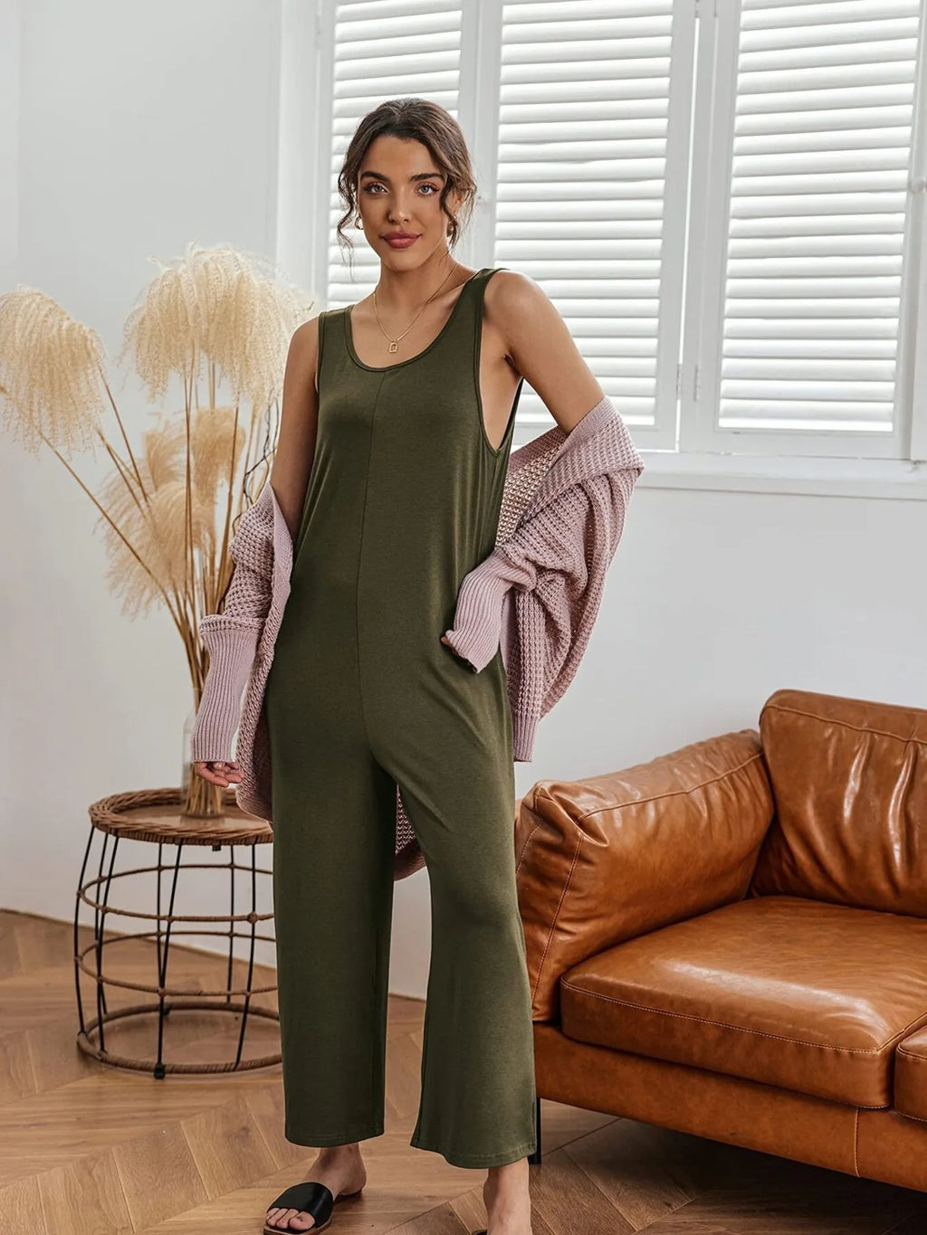 Women's Jumpsuit Sleeveless Wide Leg Casual Loose Overall One-piece db53d017019e46cf8c5c66c5844243f7-Max-Origin Trendsi