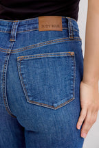 Judy Blue Womens Straight Jeans High Waist Tummy Control Mid Wash Denim db594c08-8104-4d19-a85f-3c21a73c7077-Max-Origin Trendsi