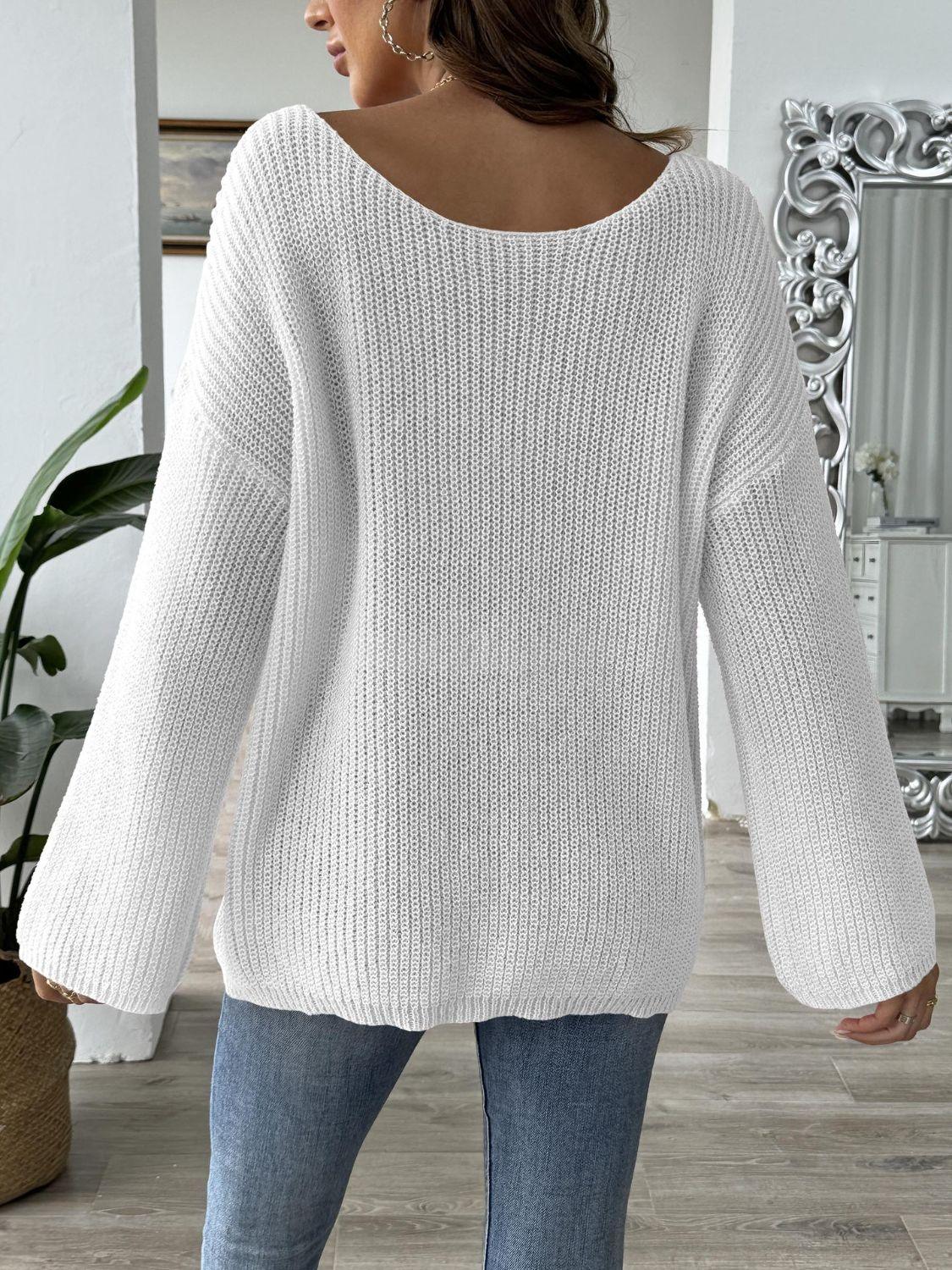 Sweater Heart Embroidered Boat Neck Dropped Shoulder Long Sleeve dc570b12-db0d-4e5a-80a1-3aa31b24ab28-Max Trendsi