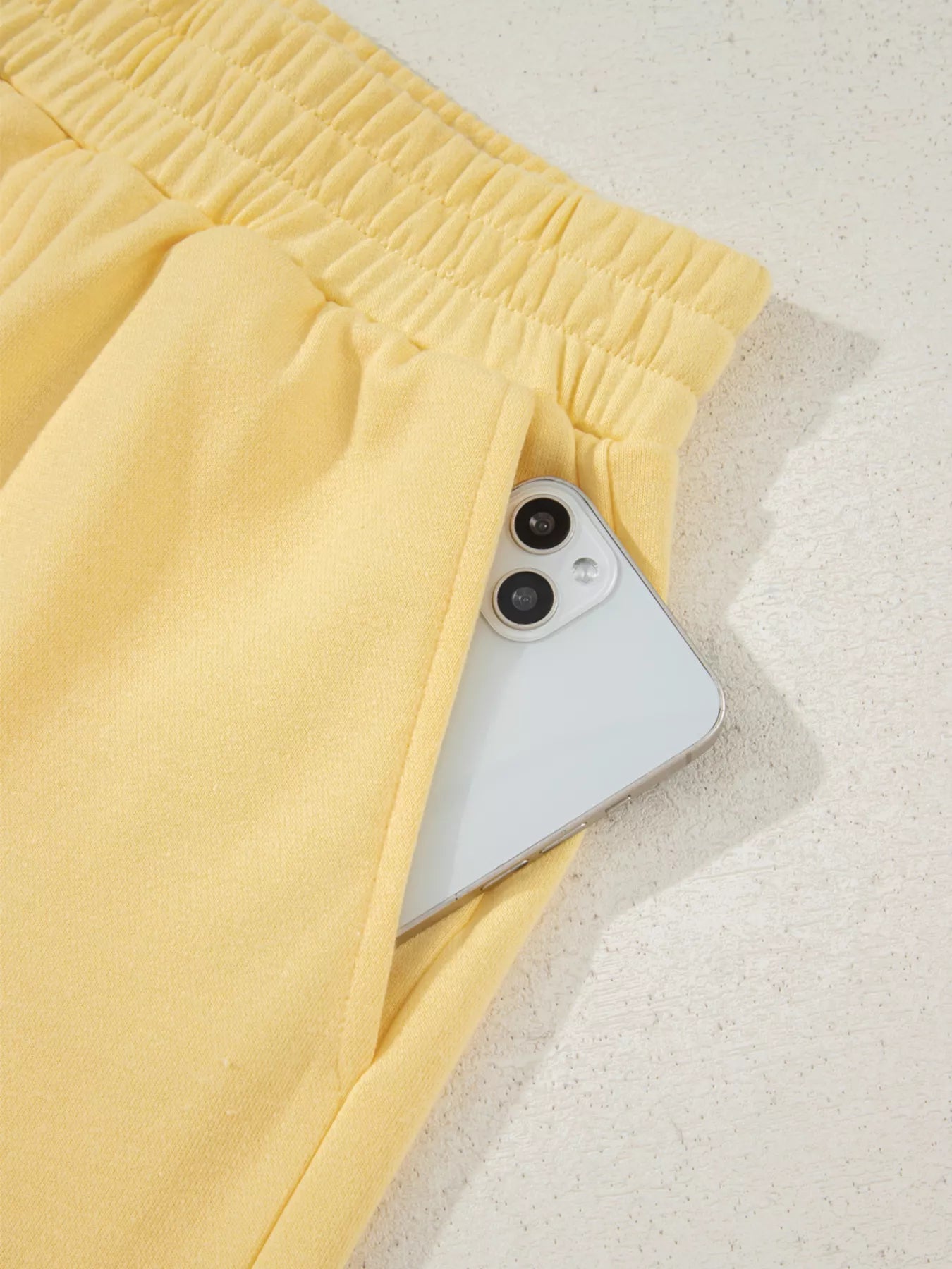 Women's Outfit Set Button Collar Drop Shoulder Top and Shorts 2pcs Set Yellow dc784771aca14897bee0f18b4871bb74-Max-Origin Trendsi