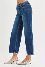 RISEN Womens Jeans Crop Wide Leg Tummy Control 4 Way Stretch High Rise dcaa9707840843418d88cdd0003c3e15-Max-Origin Trendsi