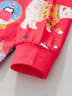 Children's Christmas Print Round Neck Top and Pants Pajama Set dd194de493e64fa8a03b0c8015fdf5d2-Max-Origin Trendsi