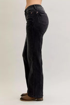Judy Blue Womens Jeans Black Straight Western Seam Detail Mid Rise Denim Pants dd27ff1cec11471e8aee828792a58ecc-Max-Origin Trendsi