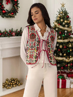 Womens Vest Coat Floral Embroidered Deep Red Tie-Front Sleeveless de28e027-8bd2-4d80-ac2f-5c7309dda96d-Max-Origin Trendsi