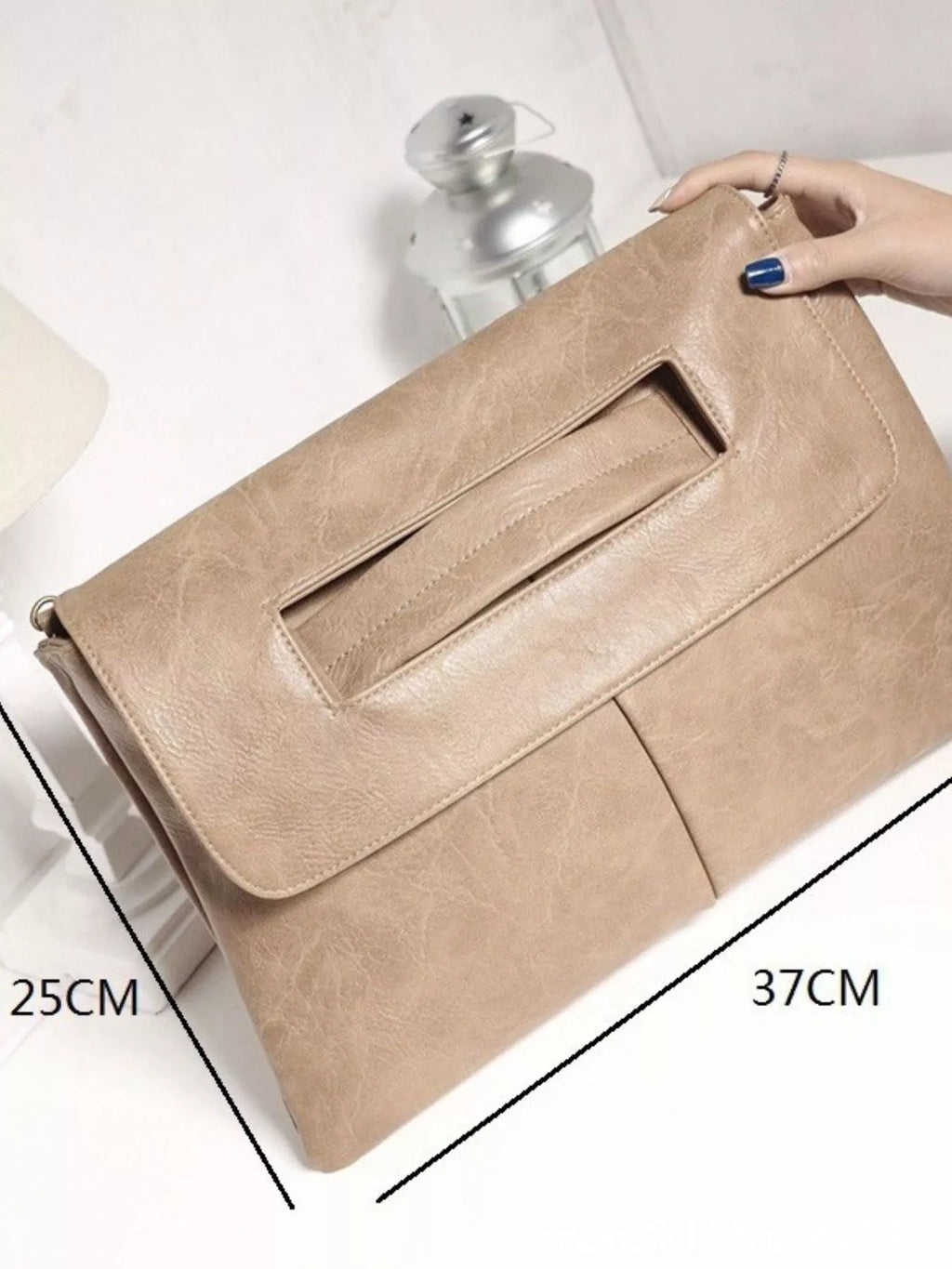 Women's Crossbody Bag PU Leather Square Medium Tan Handbag de5b6c95-ca77-4245-b363-9464de1547ba-Max-Origin Trendsi