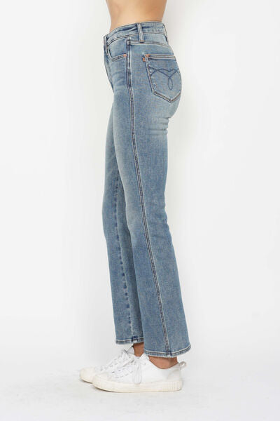 Judy Blue Bootcut Jeans Tummy Control with Embroidered Pockets dee778d8-4cc7-4a84-be2b-ef6652be5fa0-Min Trendsi