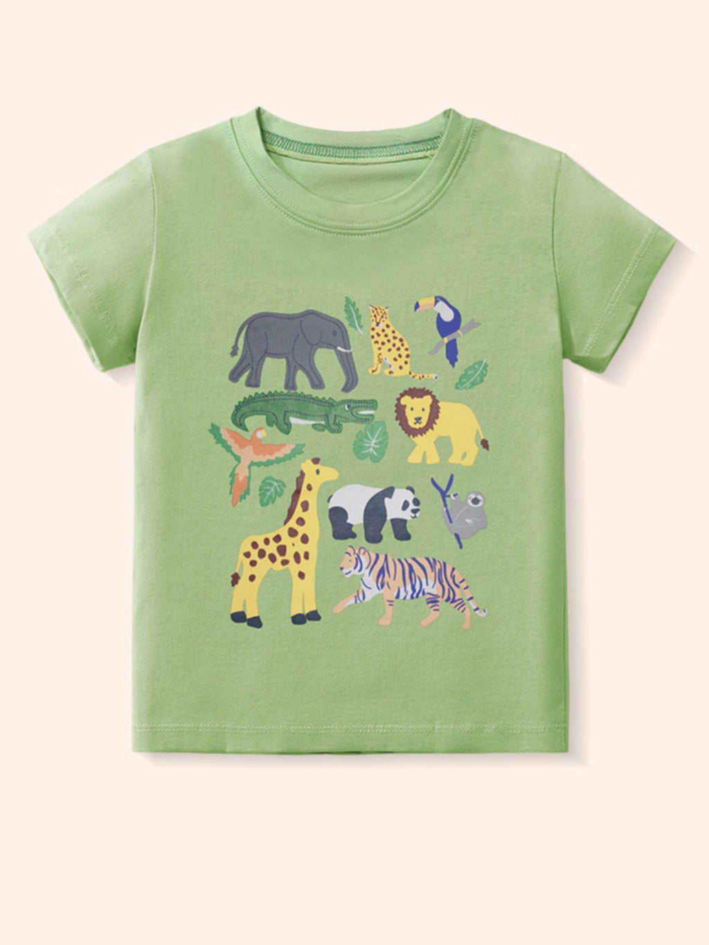 Kids' Animal Graphic Crew Neck T-Shirt