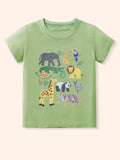 Kids' Animal Graphic Crew Neck T-Shirt