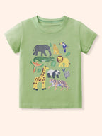 Kids' Animal Graphic Crew Neck T-Shirt