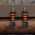 Wooden Boots Halloween Alloy Drop Earrings dfa237ef-f414-43b1-a702-16bd400d4e15-Max Trendsi
