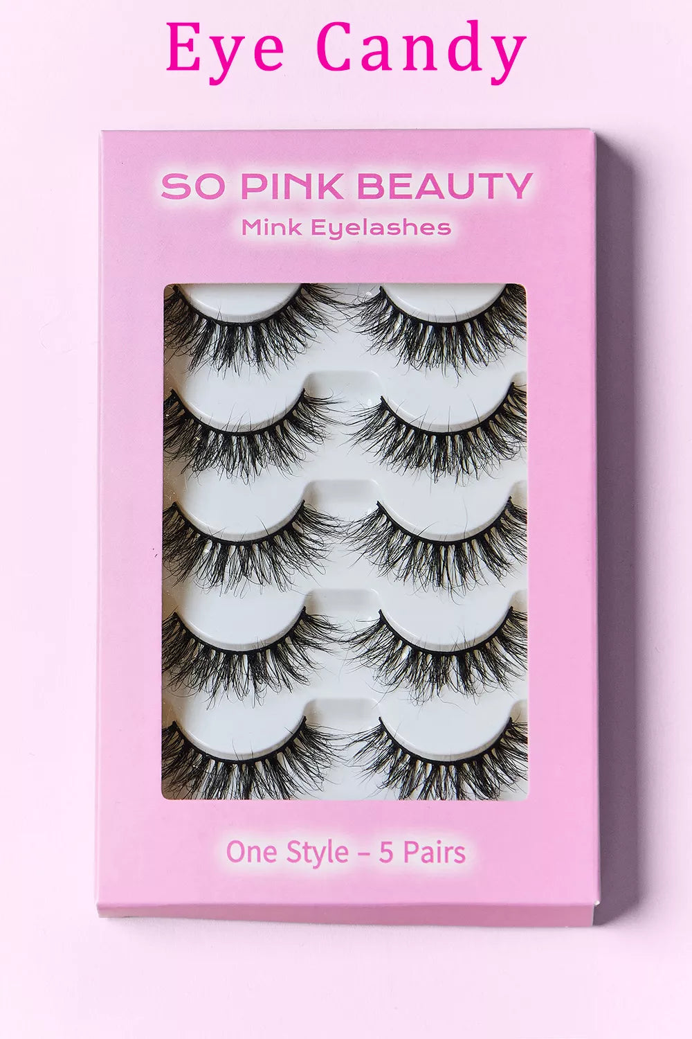 SO PINK BEAUTY Mink Eyelashes 5 Pairs Black Mix Effect dfa3319b-03c3-4b57-a031-e2373d89d9ea-Max Trendsi