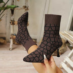 Women's Stiletto Boots Mesh Geometric Point Toe High Heels Shoes e0bbb619bbf145c386a35cfcadd81faf-Max-Origin Trendsi