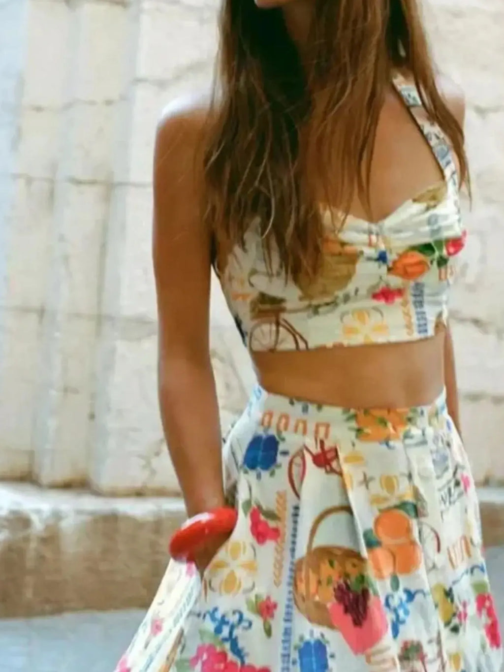 Women's Outfit Set Crop Top Summer Printed Cami and Midi Skirt Slit Pocketed e15d5067-e800-4329-8862-dcc3c82e22d5-Max-Origin Trendsi