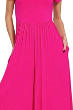 Zenana Jumpsuits Hot Pink Cropped Double Layered Short Sleeve Overalls e2691ff1-56f1-4403-b69a-258a086d7d83-Max-Origin Trendsi