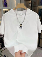 Men's Full Size Number 123 Round Neck T-Shirt Plus Size White e2d2897aabf1456ea94e9b4cb55ab017-Max-Origin Trendsi