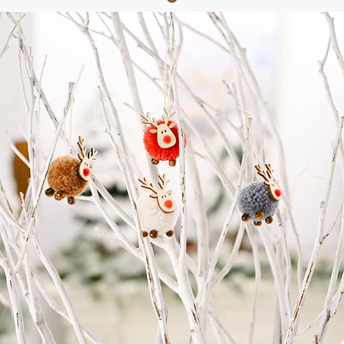 Christmas Ornament Reindeer Decorative Wooden Felt Toy For Tree e383e428-e399-4d75-aa87-27b557059166-Max-Origin Trendsi