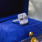 Silver Ring 5 Carat Moissanite White Square Stone 925 Sterling Platinum-plated e418ad5b-a553-4120-92c7-3afba07ef6e0-Max-Origin Trendsi