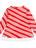 Girl's Outfit Set Striped Christmas Re Children's Top and Pants 2 cs e49079e4-6ed9-466e-8d99-d487833a5324-Max-Origin Trendsi